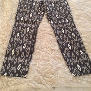 Black/ White Print Pants